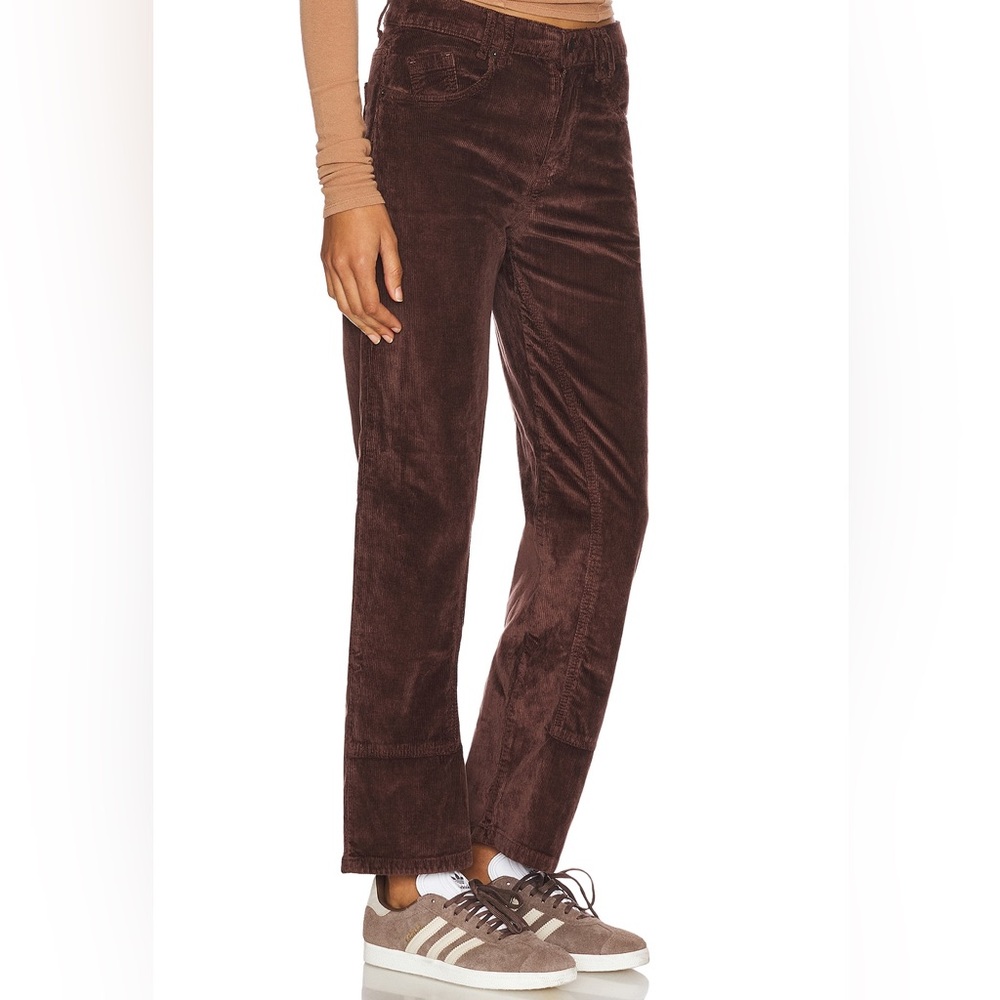 WE THE FREE RISK TAKER CORD JEANS Truffle Brown 28 NWOT